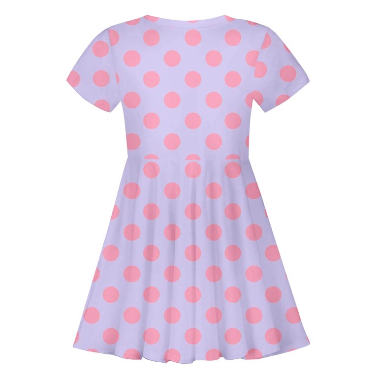 light purple polka dot dress Marcell Dress in Purple Polka Dot L