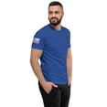 thumbnail image 6 of MATTHEW 6:33 Fitted men T-shirt (Royal Blue, XL), 6 of 6