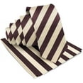 thumbnail image 3 of Vittorio Farina Striped Necktie & Pocket Square, 3 of 171