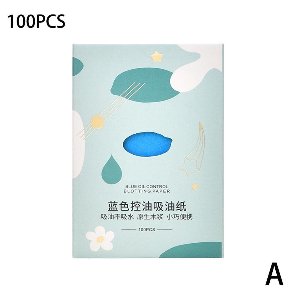 100Sheets/Pack Plant Facial Oil Blotting Sheets Paper Makeup Tools Cleansing Control Beauty Oil P2W8