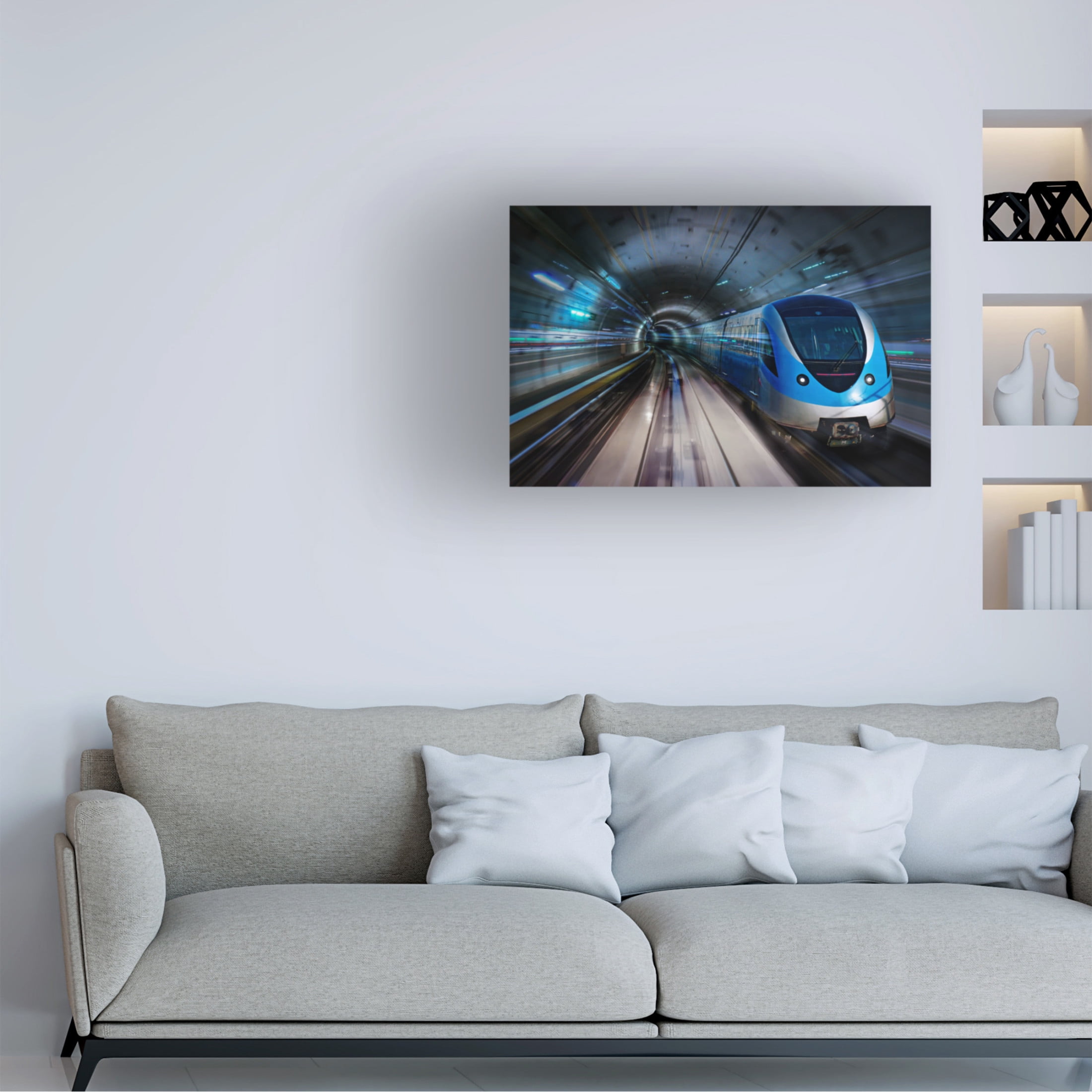 Trademark Fine Art Marcel Egger  SpeedTrain Canvas Wall Art