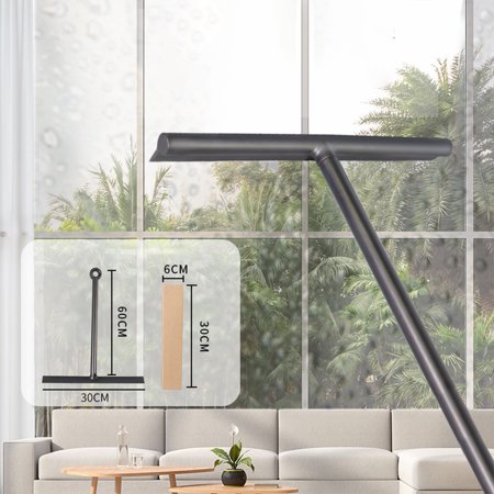 

Window Cleaning Brush Seamless Fit Adjustable Length Scraper for Bathroom Kitchen Cleaning