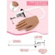 thumbnail image 4 of LIONVISON Mano de práctica para uñas acrílicas, práctica de mano de uñas de silicona, dedos flexibles, mano de entrenamiento falso, manos de maniquí falsas para práctica de uñas, kit de modelo de mano, 4 of 5