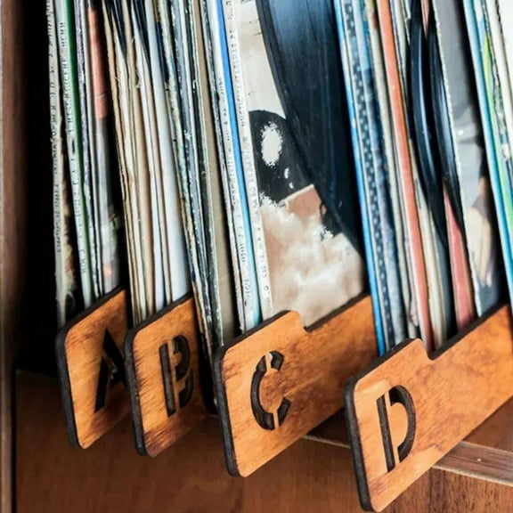 Vinyl Record Dividers,Record Dividers,Alphabetical Vinyl Record Storage Dividers A-Z (2 Set)
