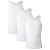 Hanes Men's White Tank Undershirts, 3 Pack