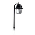 thumbnail image 4 of Gama Sonic Black Solar Garden Light, Shepherd Hook Style Landscape Solar Pathway Light, Resin Acrylic Lamp, Cast Aluminum Post, 21 inch Tall for Walkway and Gardens Bright 80 Lumens, 1 Pack (148101), 4 of 11