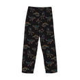 thumbnail image 4 of Kdxio Neon Dinosaur Print Men's Sleep Pajama Pant Lounge Pants with Pockets, 4 of 8