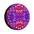 thumbnail image 2 of PUREYAH Floral Modern Illustration Rv Spare Tire Cover, Wheel Covers Protectors Universal Fit for Camping Travel Trailer Truck 17 inch, 2 of 6