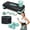 Green Black, variant on Adjustable Height Aerobic Stepper Set, Multiple Bundle Options with Dumbbells, Kettlebell, Waist Trimmer, Ankle Weights or Weighted Vest, Workout Exercise Step Platform w/Level Risers, 4 Colors