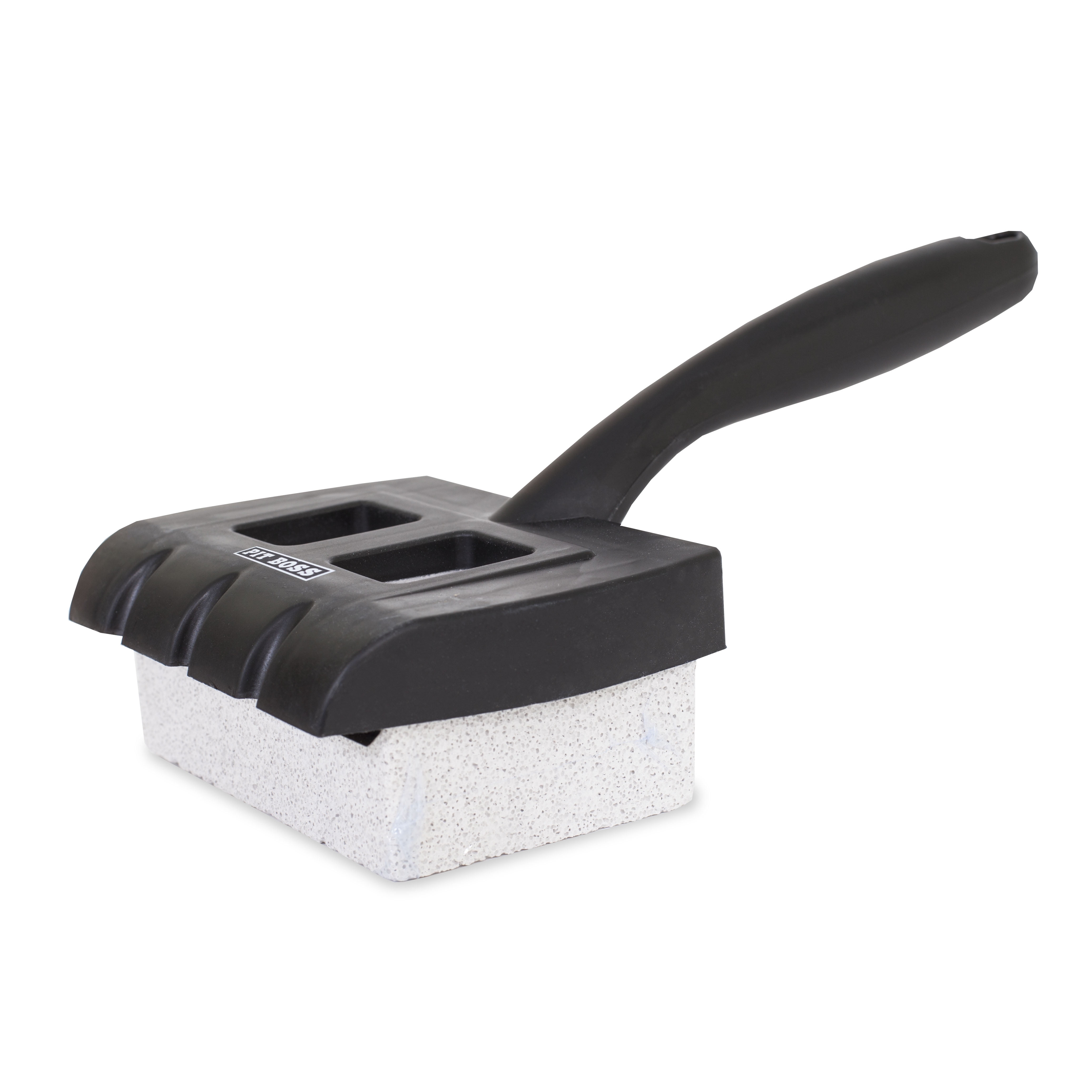 Pit Boss Barbecue Pumice Stone Brush W/ Scraper and No-Slip Handle