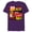 Purple, variant on Disney and Pixar’s Cars Sis of the Birthday Champ Party - Short Sleeve Blended T-Shirt for Adults - Customized-Denim Snow Heather