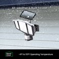 thumbnail image 6 of Home Zone Security Solar Flood Lights - Motion Detection + 3500K LED, Black, 6 of 7
