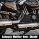 thumbnail image 2 of Juego de Motocicleta Escape Silenciador Tubo Calor Escudo Guardia Funda Unique Bargains Negro 7.60', 2 of 7