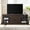 Dark Walnut, variant on 59.06 in. Charcoal Oak Wood TV Stand with 1 Storage Cabinets Fits TV's up to 65 in.