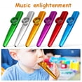 thumbnail image 3 of 12 Pcs Kazoos Kazoo Instrument Metal Kazoos For Adults Beginner Kazoos Performance Kazoo For Kids, 3 of 9