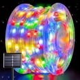 thumbnail image 2 of Solar Powered Christmas Decorative String Lights, 50/100/200 LEDs, 8 Lighting Modes, Outdoor Waterproof Strip Lights for Garden Tree Wedding Bar Cafe Hotel Shop, 2 of 18