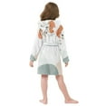 thumbnail image 7 of FORMRS Kids Bathrobe Unisex Hooded Robe Toddler Pajamas Sleepwear, Size 2-3T, Art Sun, 7 of 7