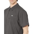 thumbnail image 3 of Camisa de campamento Columbia Slack Tide de manga corta para hombre, gris urbano, 3 of 9