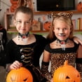 thumbnail image 5 of Halloween Costume Headbands Skull Headband for Halloween – Costume Party Headwear, Gothic Hair Hoop for Boys and Girls, Skull Necklace, 5 of 5