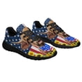 thumbnail image 6 of Highland Cattle Sunflower Patriot Cow Shoes Sneakers Black Size 5, 6 of 7