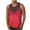 Red, variant on ZCFZJW Fitness T-Shirts for Men Loose Soft Casual Tie Dye Gradient Print Summer Sleeveless Vest Quick Dry Athletic Workout Tank Tops Green XXL