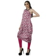 thumbnail image 4 of Moomaya Robe Kurti Sans Manches à une Épaule Imprimée pour Femmes, Vêtement de Créateur Boho pour Fête, 4 of 7