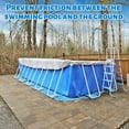 thumbnail image 4 of Swimming Pool Ground Cloth Square Swimming Pool Tarpaulin Tarp for Above Ground Swimming Pools Heavy Duty Pool Ground Mat Protector Pad Prevents Punctures Pool Tarp, 4 of 5