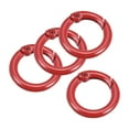 thumbnail image 1 of Unique Bargains Round Spring O Rings, 25mm/ 0.98' Trigger Buckle Snap Red, 4Pack, 1 of 6
