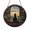 Acrylic 3.5 Inch, variant on Feline Bookshelf Scene Stained Glass Style Suncatcher Window Decor, Literary Art Ornament