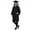 Black, variant on Graduation Cap and Gown 2026 Matte Unisex Robe with Adjustable Grad Cap Tassel for High School College Ceremonies