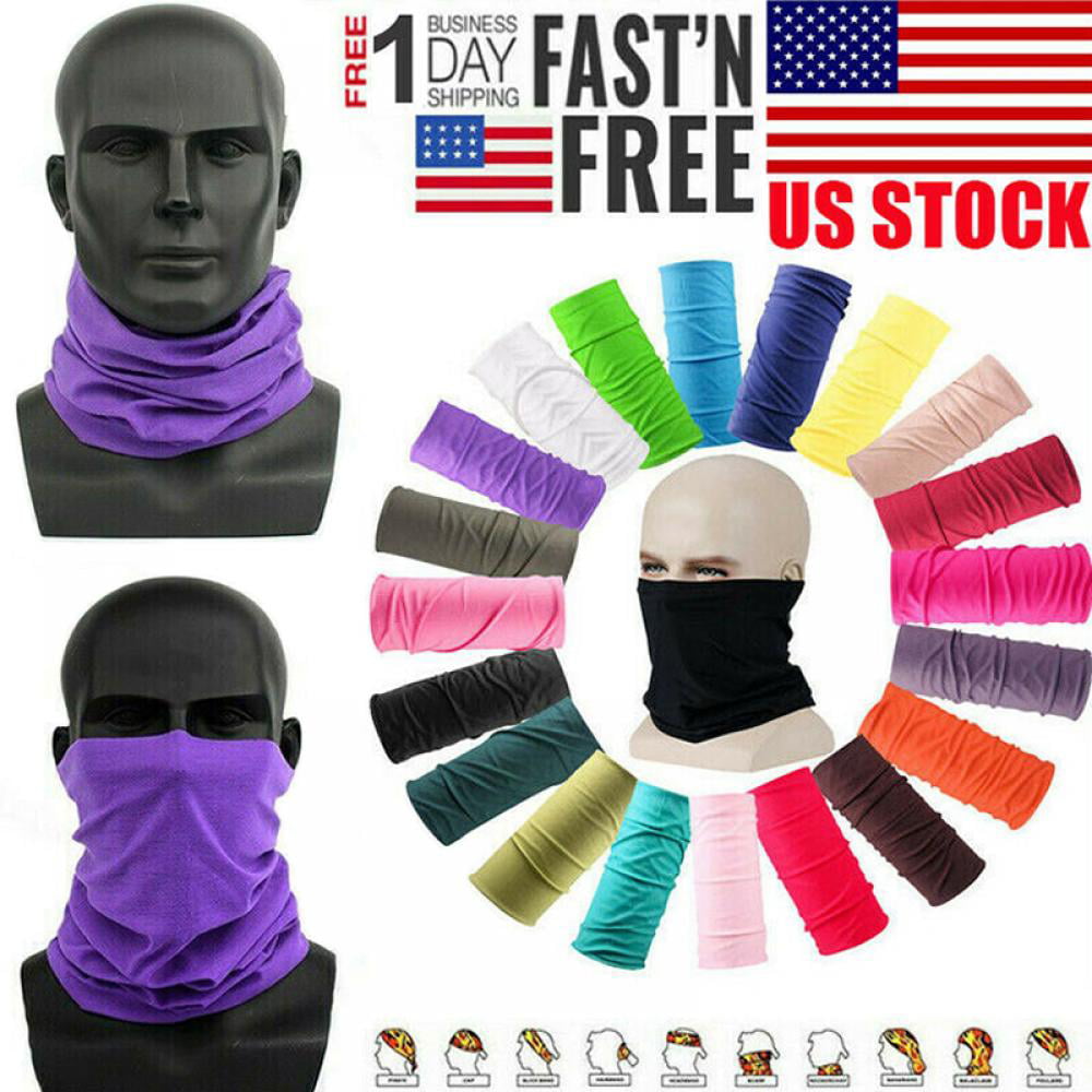 Unisex Head Face Neck Gaiter Tube Bandana scarf beanie dustproof outdoor sports 