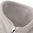 thumbnail image 6 of LEAVINGSUO Men's Zip-up Cardigan Sweatshirt Solid Color Long Sleeved Stand Up Collar Pocket Warm Jacket Gray XL, 6 of 7