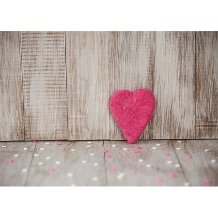 MOHome 5x7ft Valentine's Day Photography Backdrops Red Love Background for Photo Booth for Wedding Backdrop Shooting