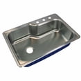 thumbnail image 3 of Transolid Meridian 33'' L x 22'' W Drop-in Kitchen Sink, 3 of 5