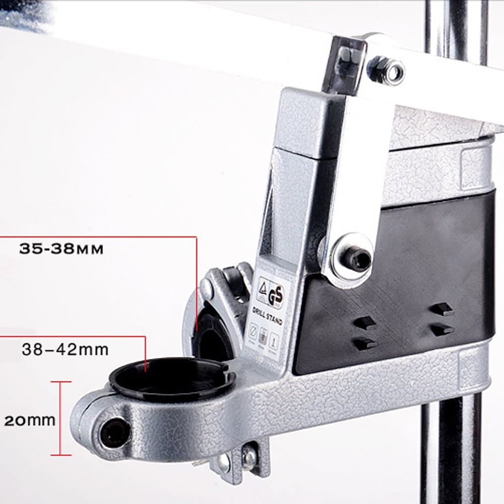Hand Drill Stand Bench Drill Bracket Drill Clamp Base Frame Benchtop Drill Press Stand Holder Single Hole DIY Power Tool Accessories Bench Drill Bracket