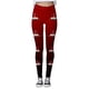thumbnail image 4 of MKLEKYY Leggings para mujer Leggings para mujer Leggings de entrenamiento Pantalones con estampado navideño de bloques de color Leggings suaves y elásticos 2262, 4 of 4