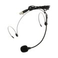 thumbnail image 1 of Double Ear Hook Wired Headset Headworn Microphone Headset 4 Pin Black XLR 3Pin, 1 of 9