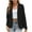Black, variant on VEKDONE Womens Cardigan Blazer Long Sleeve Open Front Slim Cardigans Solid Color Buisness Workwear Coat Fashion Plus Size Capes Blazers Outwear Orange XXXXXL