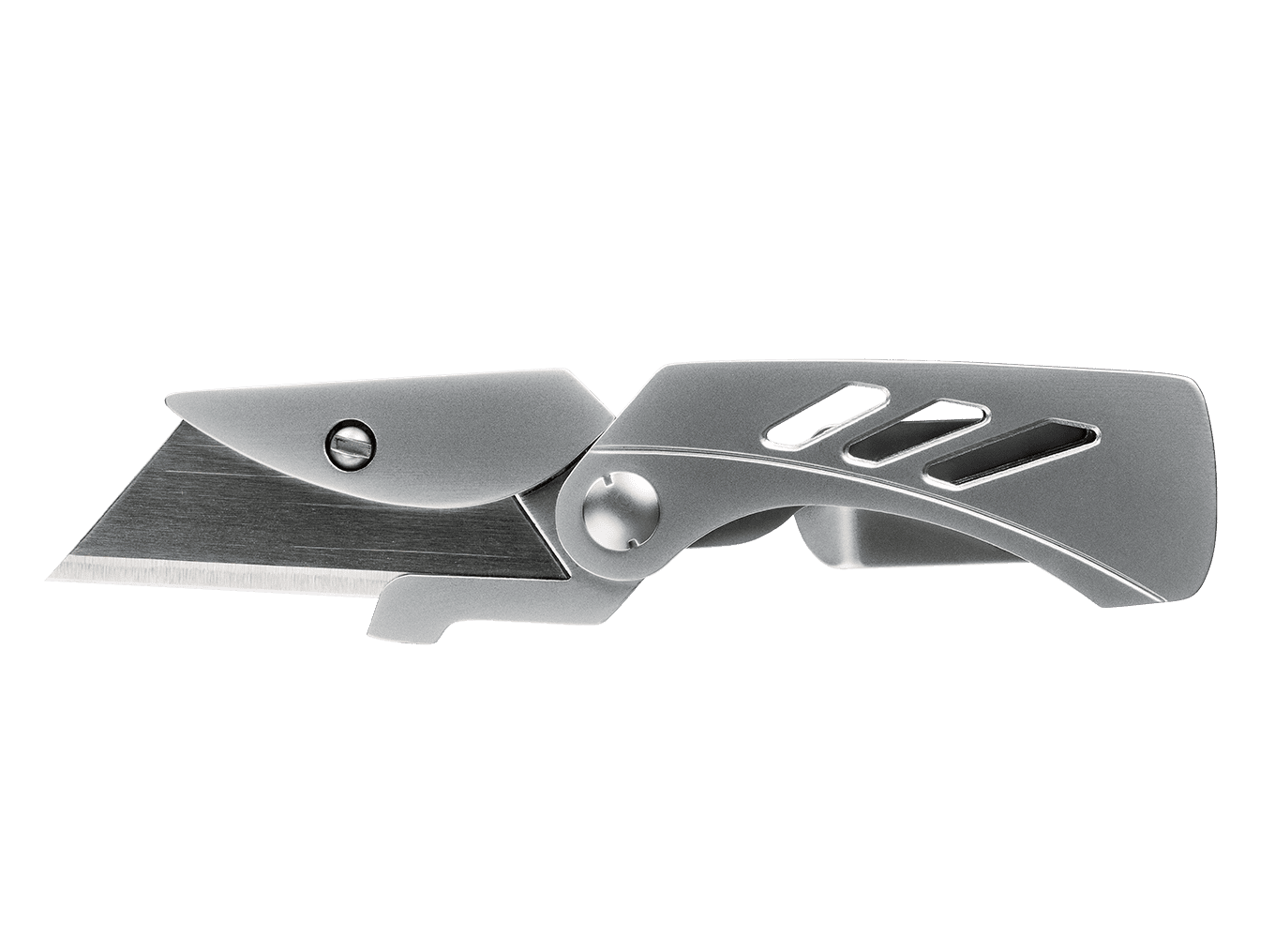 Gerber EAB Lite Stainless Steel Exchange-A-Blade Utility Razor Pocket Knife with Clip