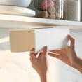 thumbnail image 3 of Niceauty White Wall Mounted Tissue Holder Tissue Box Storage Rack for Bathroom Accessories, 3 of 8