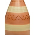 thumbnail image 4 of Modern Contemporary Decorative Vase Bottle Jar Decor, Red Grey Gray, Ceramic, 4 of 4