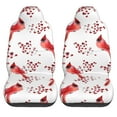 thumbnail image 1 of LAKIMCT Cute Winter Cardinal Birds Car Seat Covers Vehicle Front Seat Covers Universal Fit Seat Protector, 1 of 9