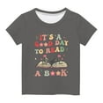 thumbnail image 3 of Avrntaa Ita Good Day to Read Shirt for 3-14 Years Kids - Toddler Baby Boy Girl Round Neck Short Sleeve Tees, 3 of 4