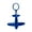 Blue, variant on Airplane Cremation Jewelry for Ashes Holder Memorial Jewelry Keychain Pendant for Ashes Keyring