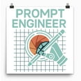 thumbnail image 2 of Prompt Engineer Blueprint - Developer Wall Decor - 13x19 Poster Print - Tech Art, 2 of 6