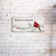 thumbnail image 6 of LifeSong Milestones Peace on Earth Cardinal Wood Christmas Decorations Wall Decor, 6 of 6