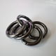 thumbnail image 3 of 5 piezas de ganchos de de puerta de empuje de metal anillos de broche mosquetón hebilla bolsa llavero accesorios 28mm, 3 of 6