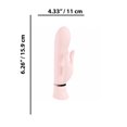 thumbnail image 2 of Loveline Tendre 10 function Rechargeable Silicone G-Spot Rabbit Vibrator, Pink, 2 of 4