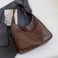 thumbnail image 3 of Bolso de hombro de cuero para mujer bolso Hobo Retro de gran capacidad bolso de viaje al aire libre de moda, 3 of 9