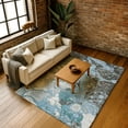 thumbnail image 7 of Addison Rugs Mayfield Premium Machine Washable Transitional Abstract Blue Rectangle Rug, 9' x 12', 7 of 7